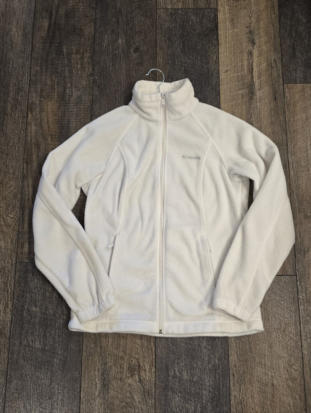 Columbia Women's Cream Fleece Full-Zip Jacket